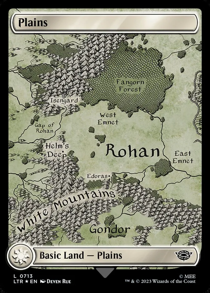 2023 The Lord of the Rings: Tales of Middle-earth Plains #713 common card image