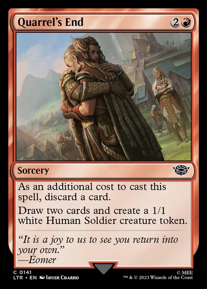 2023 The Lord of the Rings: Tales of Middle-earth Quarrel's End #141 common card image