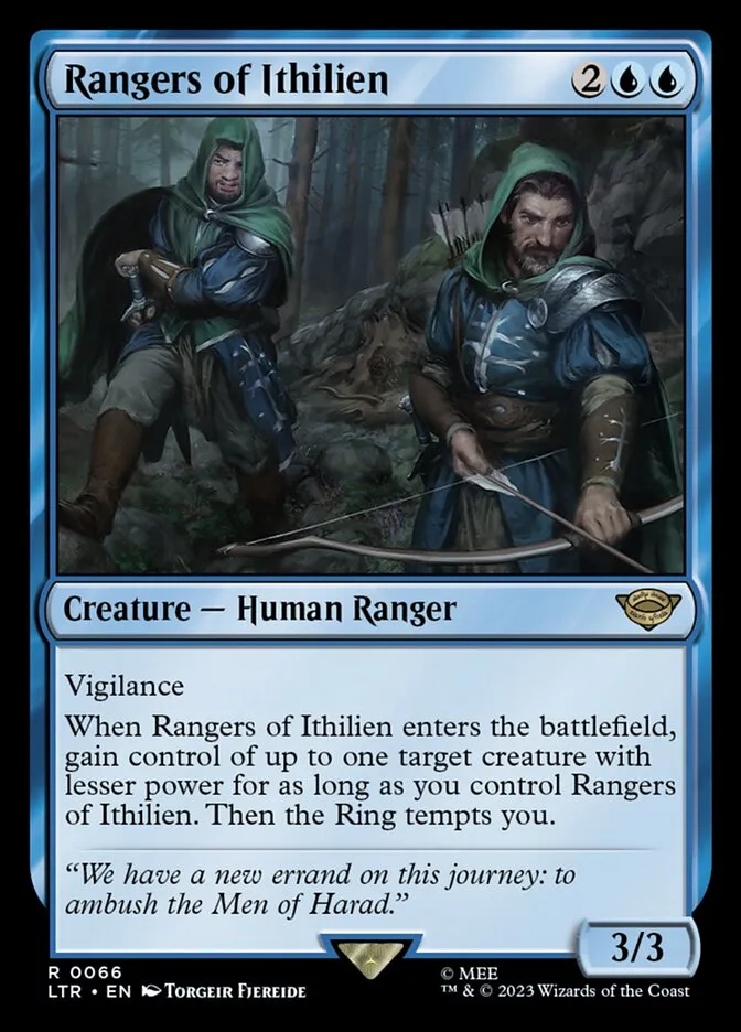 2023 The Lord of the Rings: Tales of Middle-earth Rangers of Ithilien #66 rare card image