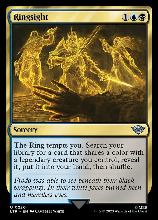 2023 The Lord of the Rings: Tales of Middle-earth Ringsight #220 uncommon card image