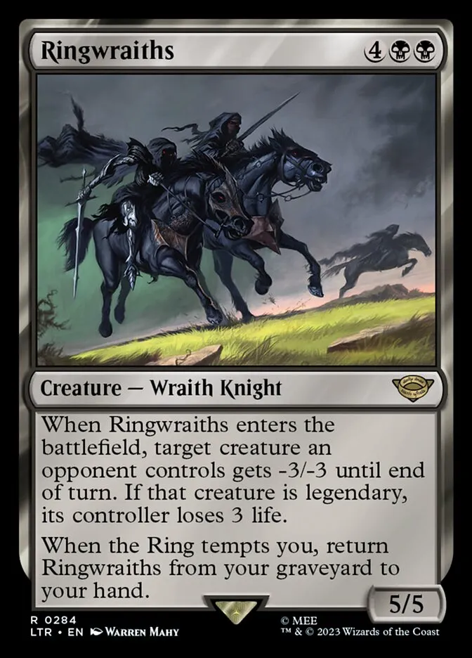 2023 The Lord of the Rings: Tales of Middle-earth Ringwraiths #284 rare card image
