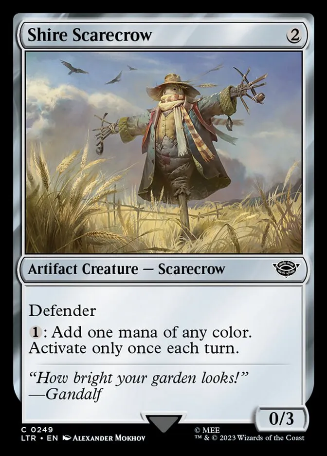 2023 The Lord of the Rings: Tales of Middle-earth Shire Scarecrow #249 common card image