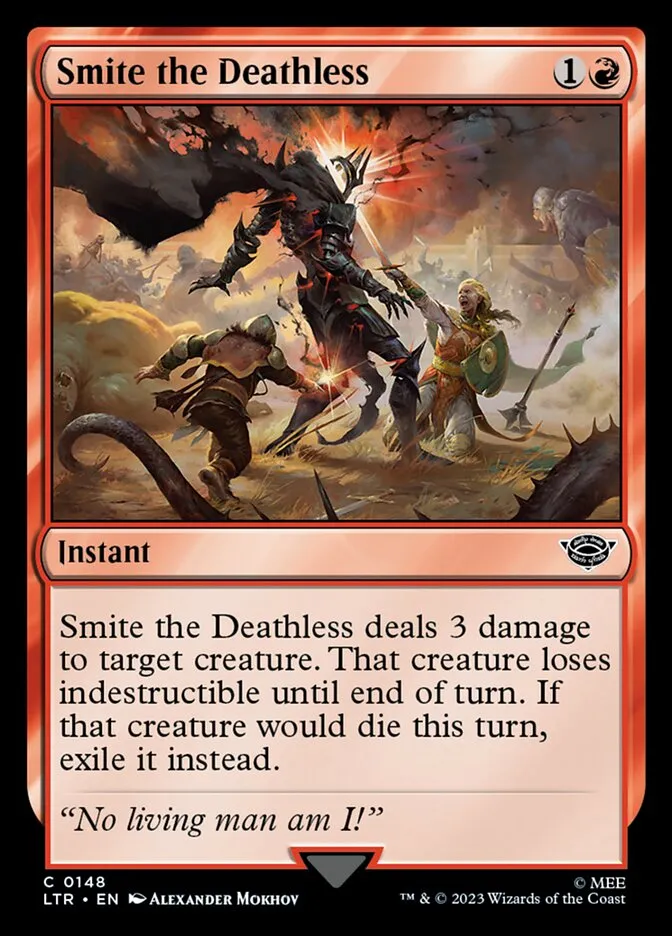 2023 The Lord of the Rings: Tales of Middle-earth Smite the Deathless #148 common card image