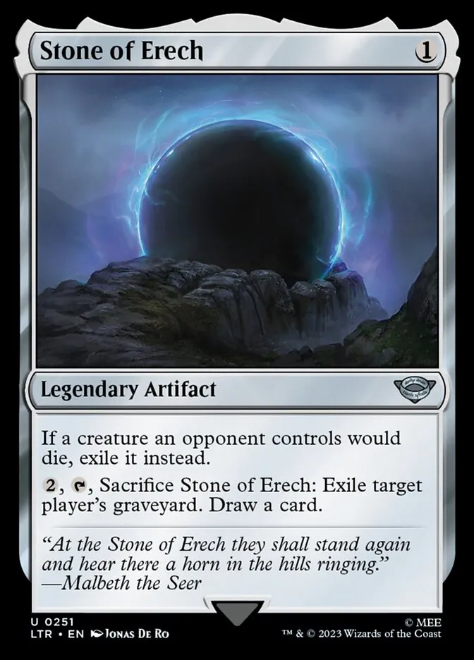 2023 The Lord of the Rings: Tales of Middle-earth Stone of Erech #251 uncommon card image