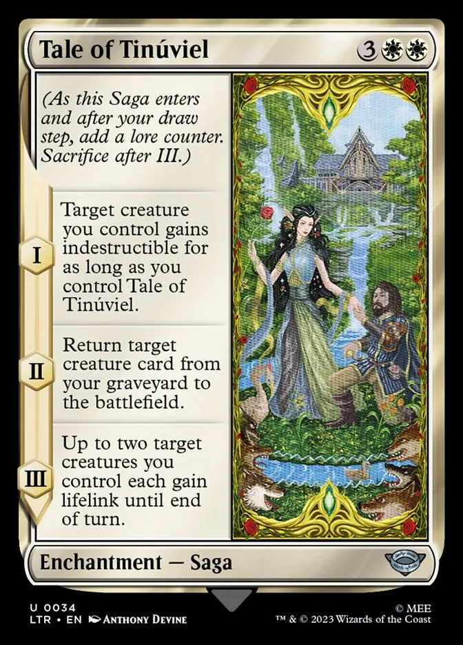 2023 The Lord of the Rings: Tales of Middle-earth Tale of Tinúviel #34 uncommon card image