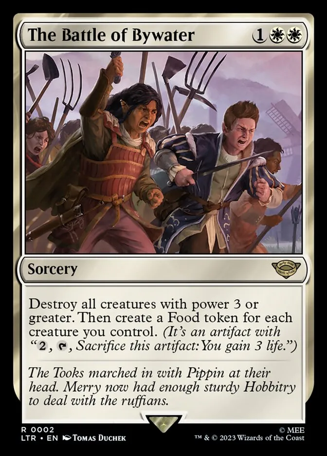 2023 The Lord of the Rings: Tales of Middle-earth The Battle of Bywater #2 rare card image
