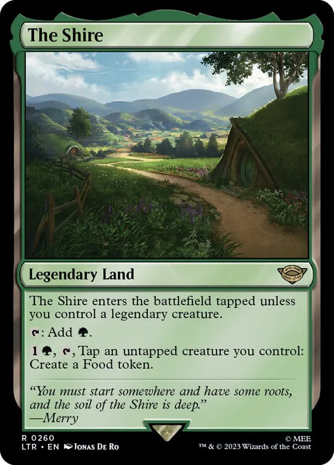2023 The Lord of the Rings: Tales of Middle-earth The Shire #260 rare card image