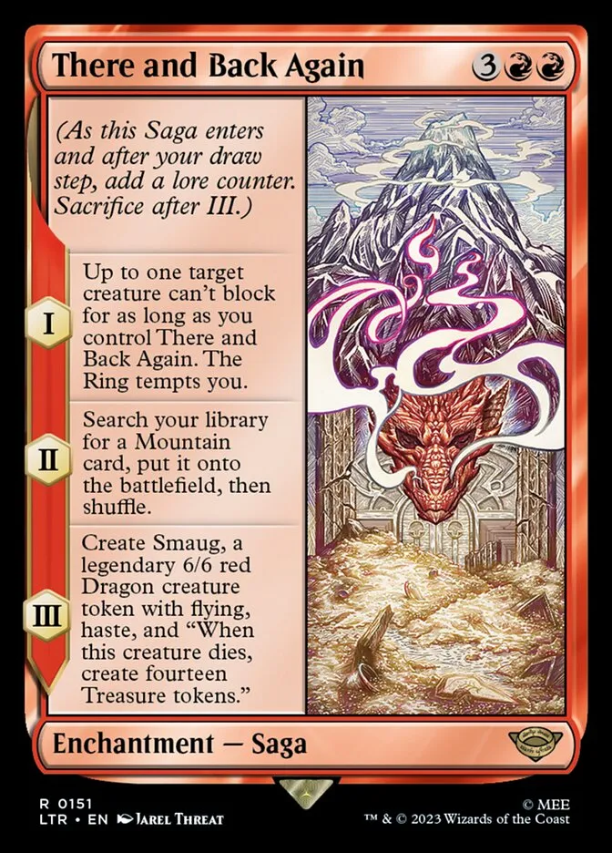 2023 The Lord of the Rings: Tales of Middle-earth There and Back Again #151 rare card image