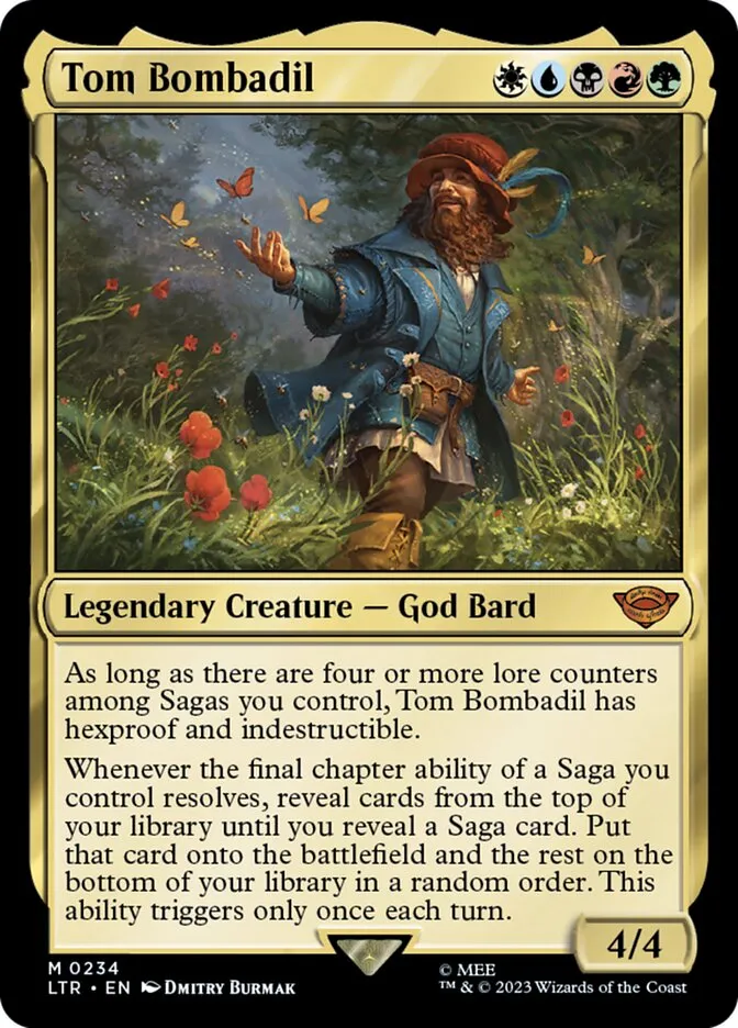 2023 The Lord of the Rings: Tales of Middle-earth Tom Bombadil #234 mythic card image