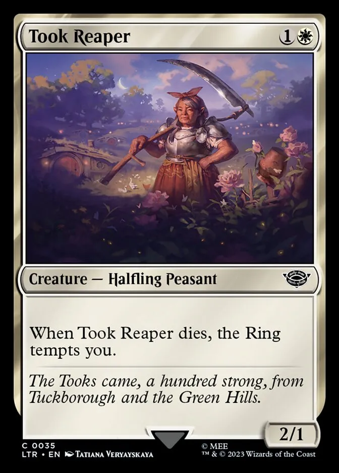 2023 The Lord of the Rings: Tales of Middle-earth Took Reaper #35 common card image
