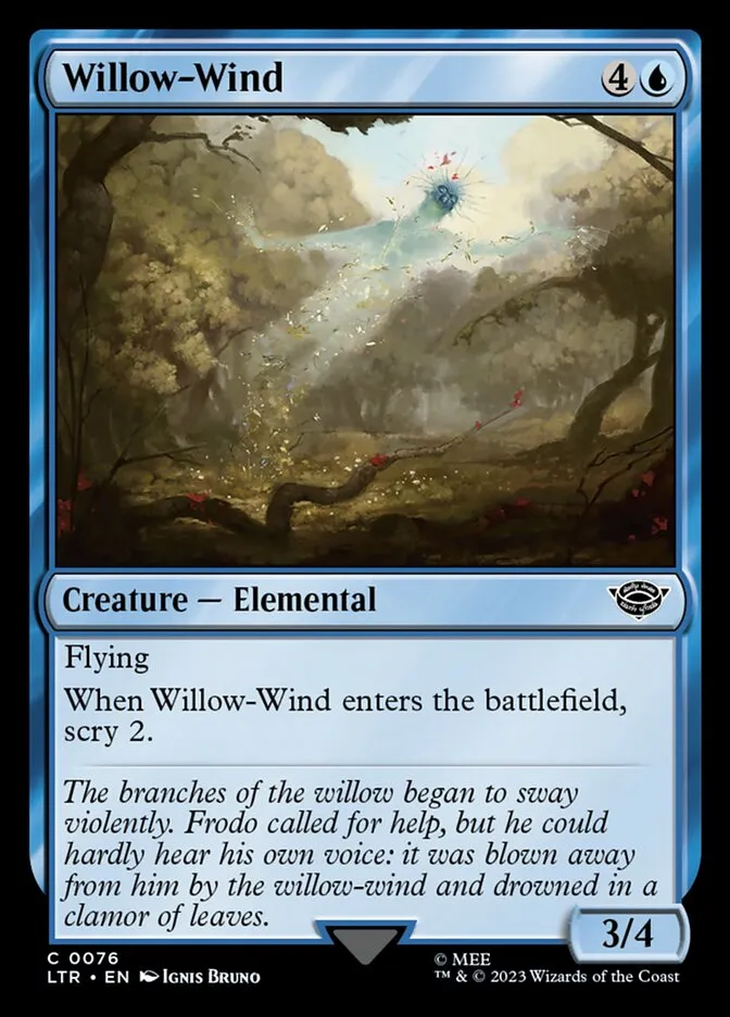 2023 The Lord of the Rings: Tales of Middle-earth Willow-Wind #76 common card image