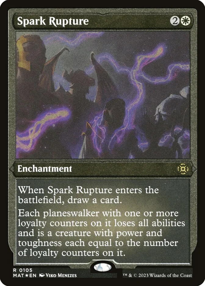 2023 March of the Machine: The Aftermath Spark Rupture #105 rare card image