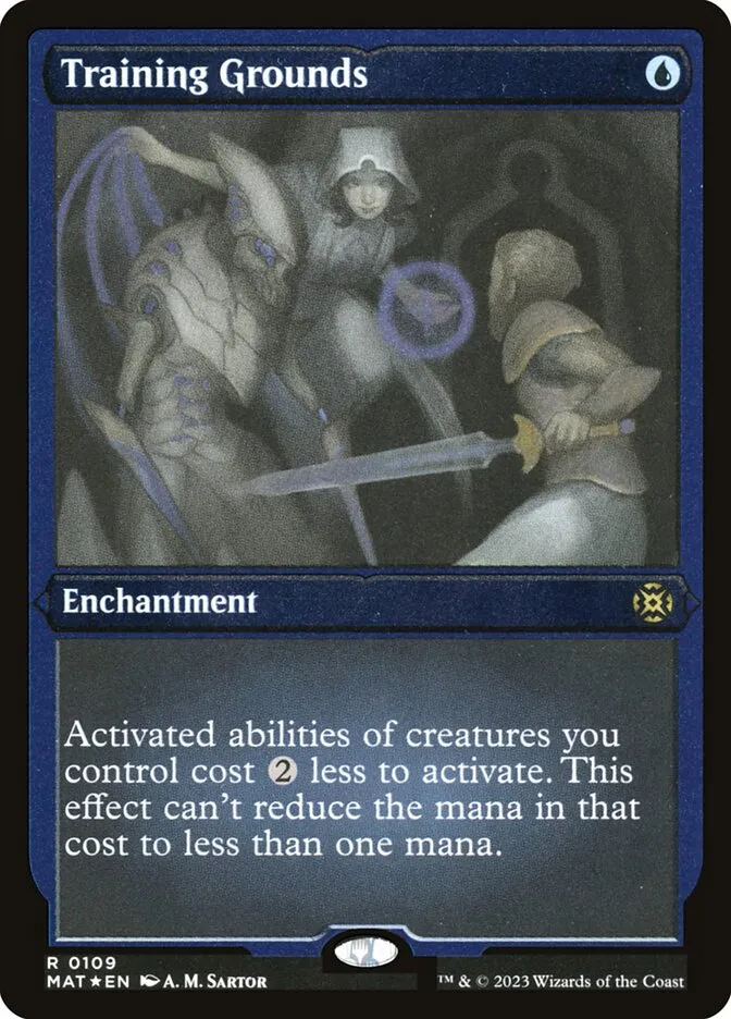 2023 March of the Machine: The Aftermath Training Grounds #109 rare card image