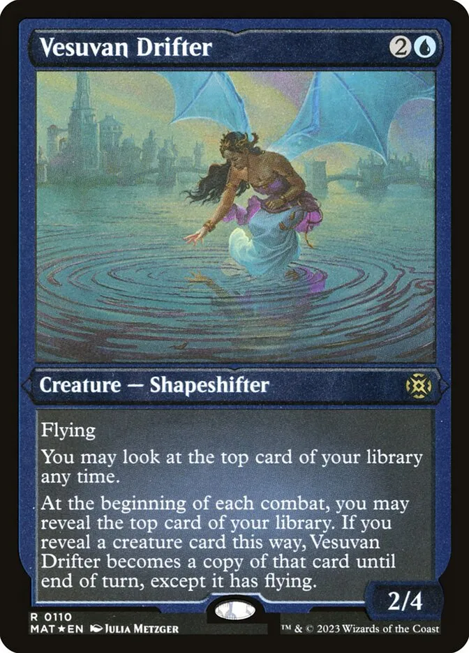 2023 March of the Machine: The Aftermath Vesuvan Drifter #110 rare card image