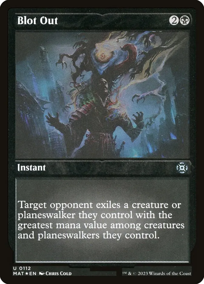 2023 March of the Machine: The Aftermath Blot Out uncommon #112 uncommon card image