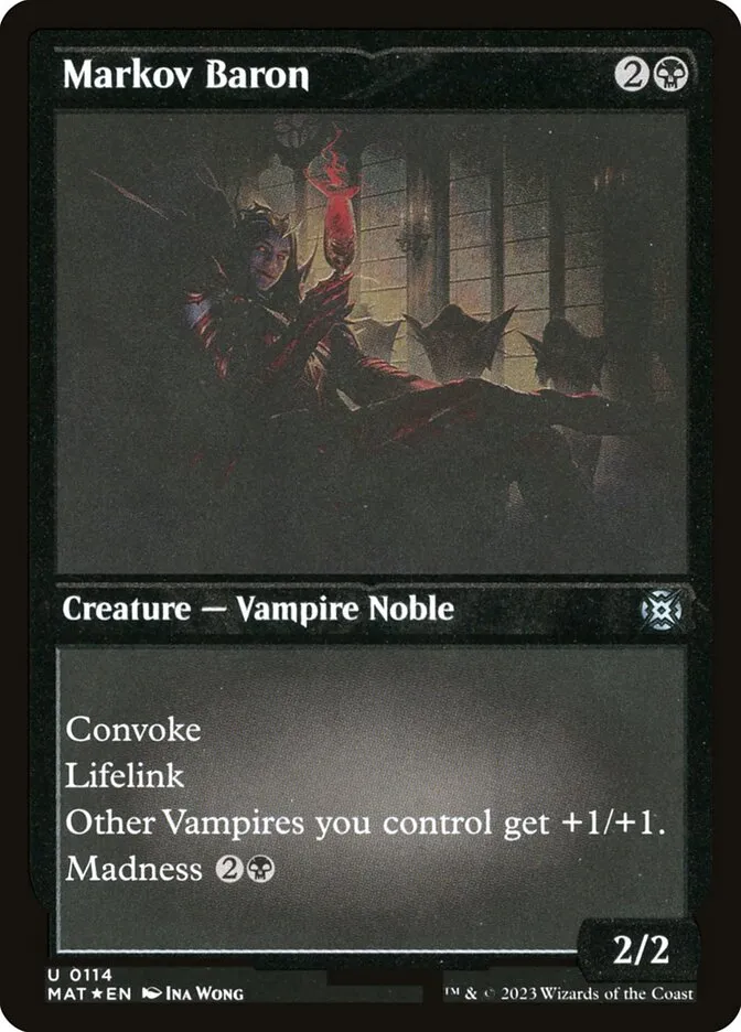 2023 March of the Machine: The Aftermath Markov Baron uncommon #114 uncommon card image