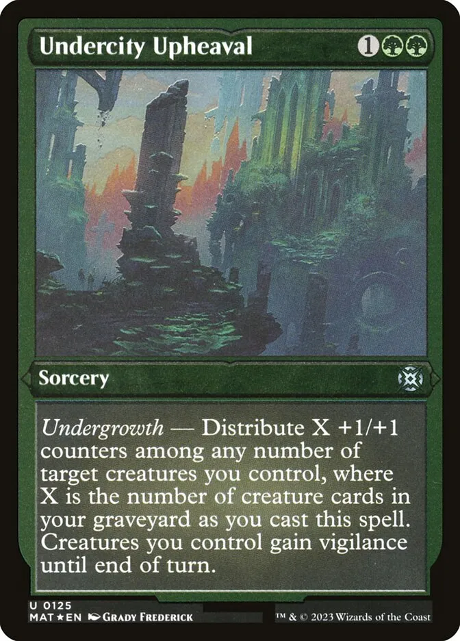 2023 March of the Machine: The Aftermath Undercity Upheaval uncommon #125 uncommon card image