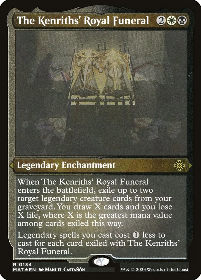 2023 March of the Machine: The Aftermath The Kenriths' Royal Funeral #134 rare card image