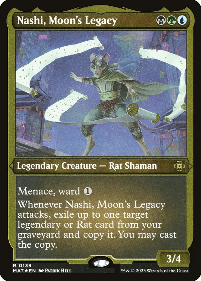 2023 March of the Machine: The Aftermath Nashi, Moon's Legacy #139 rare card image