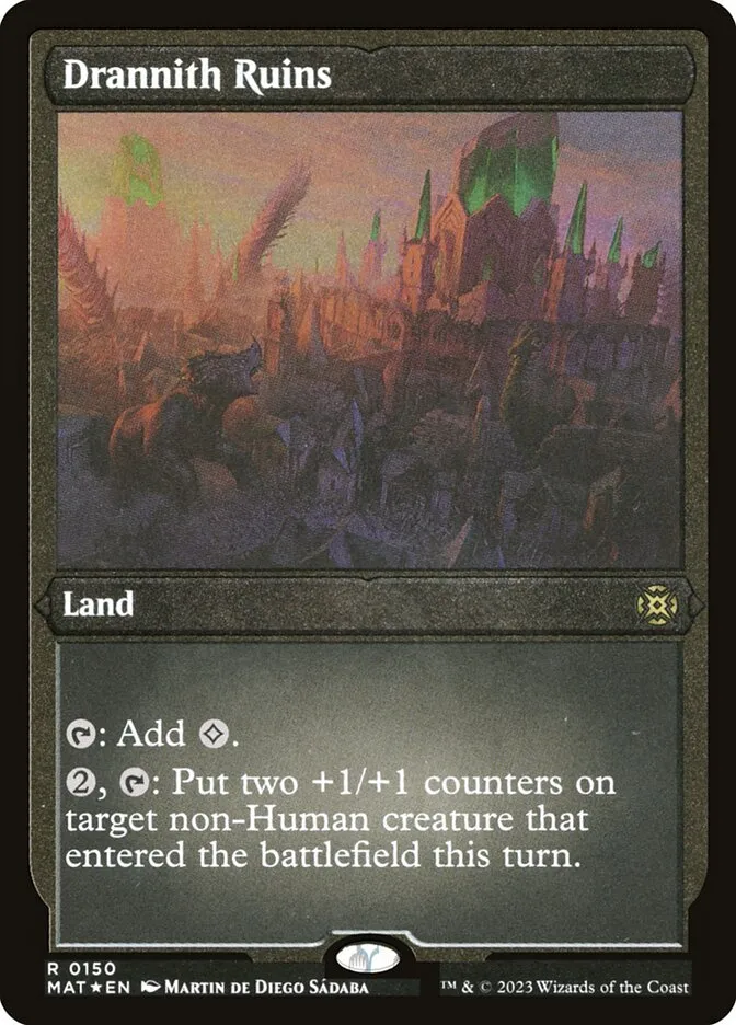 2023 March of the Machine: The Aftermath Drannith Ruins #150 rare card image
