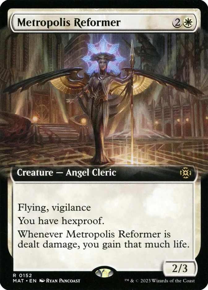 2023 March of the Machine: The Aftermath Metropolis Reformer #152 rare card image