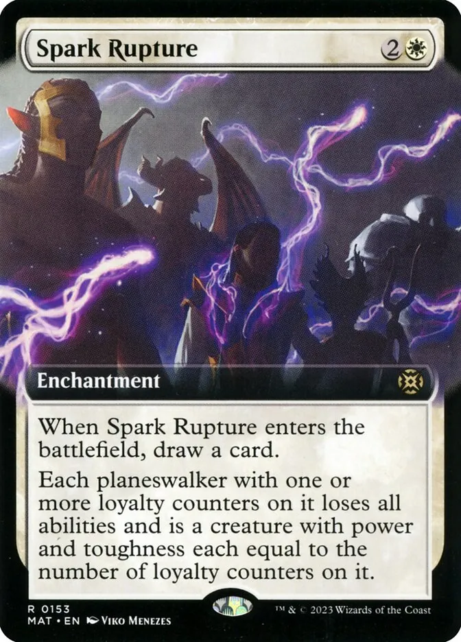 2023 March of the Machine: The Aftermath Spark Rupture #153 rare card image