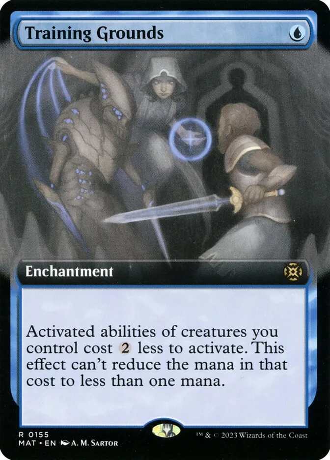 2023 March of the Machine: The Aftermath Training Grounds rare #155 rare card image