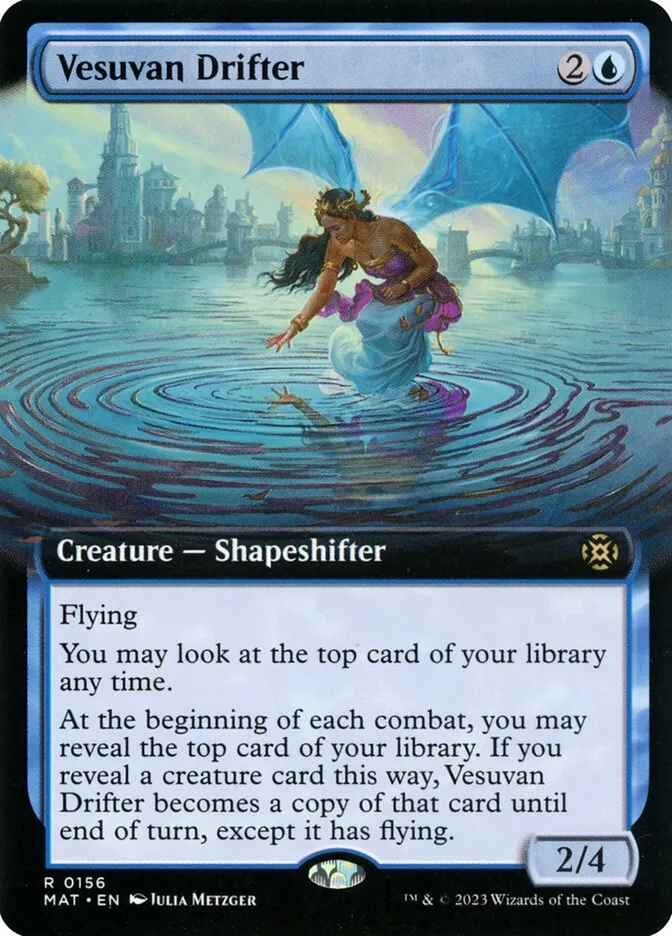2023 March of the Machine: The Aftermath Vesuvan Drifter #156 rare card image