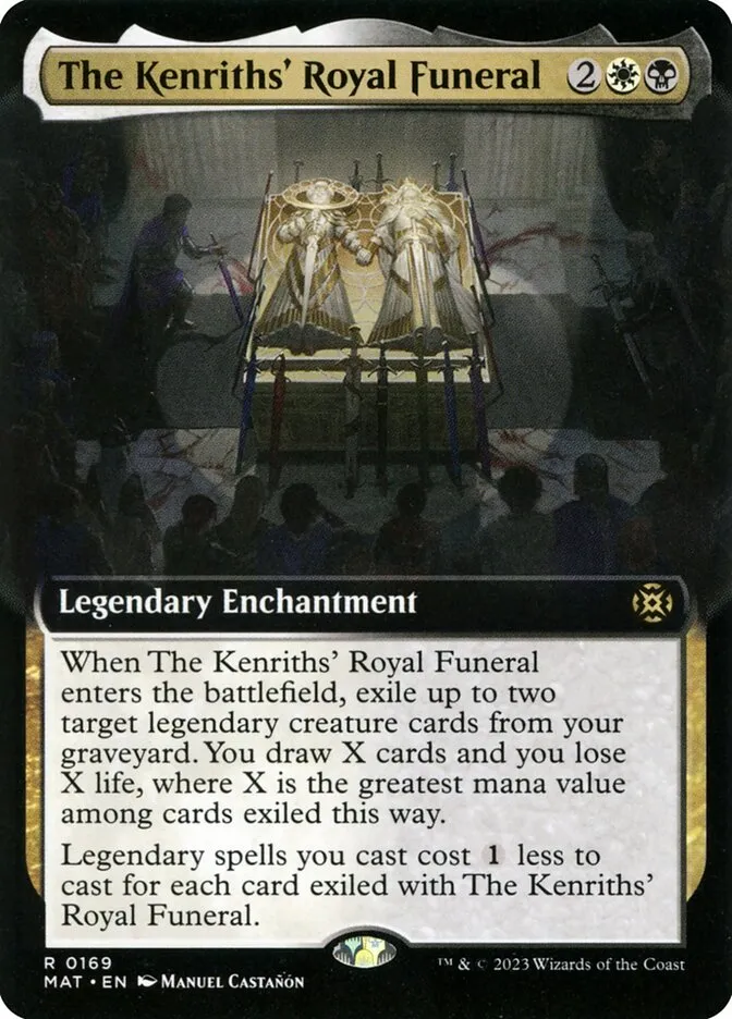 2023 March of the Machine: The Aftermath The Kenriths' Royal Funeral #169 rare card image