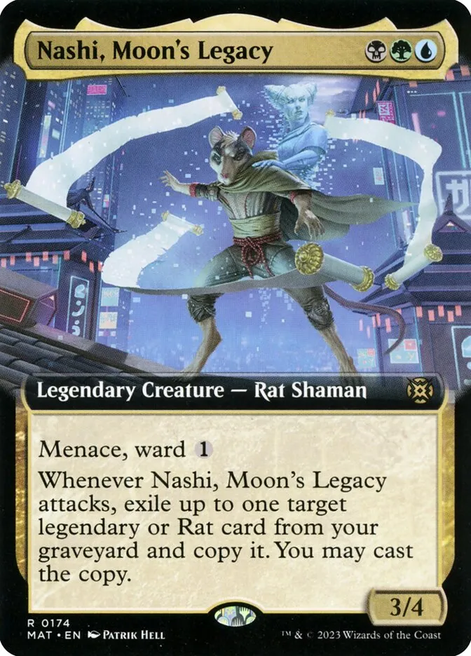 2023 March of the Machine: The Aftermath Nashi, Moon's Legacy #174 rare card image