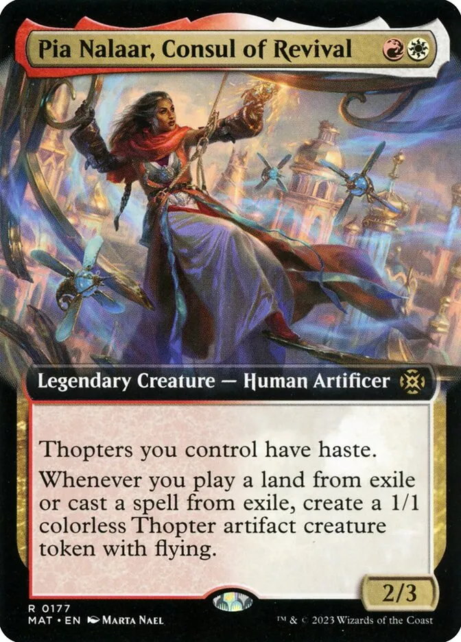 2023 March of the Machine: The Aftermath Pia Nalaar, Consul of Revival #177 rare card image