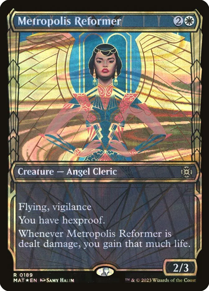2023 March of the Machine: The Aftermath Metropolis Reformer #189 rare card image
