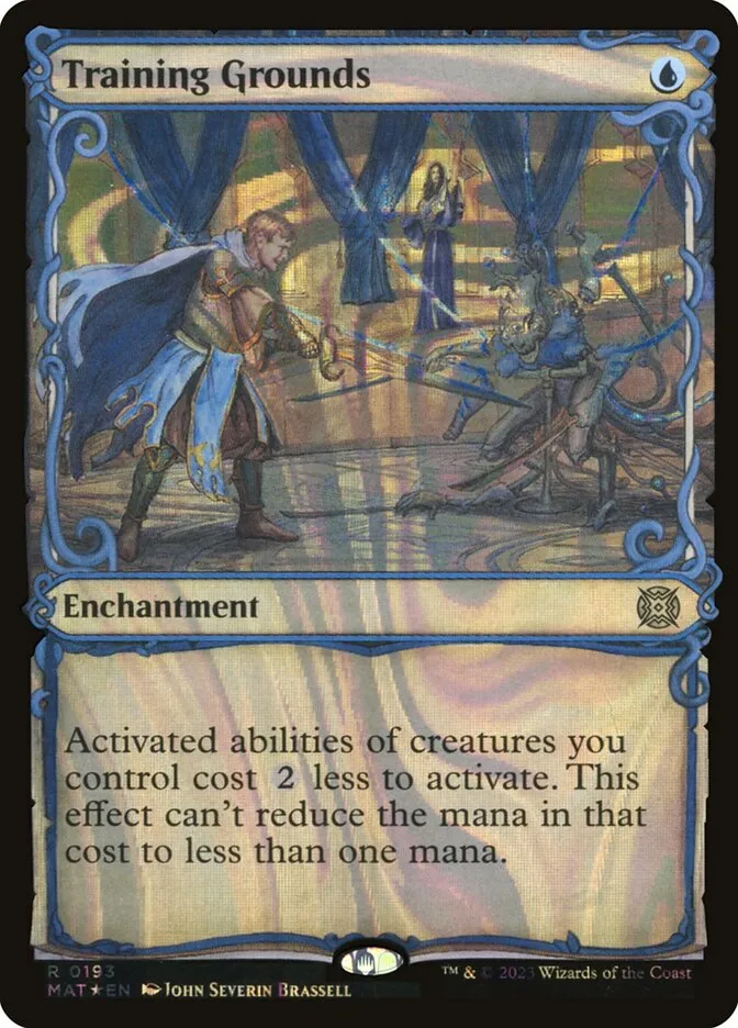 2023 March of the Machine: The Aftermath Training Grounds #193 rare card image