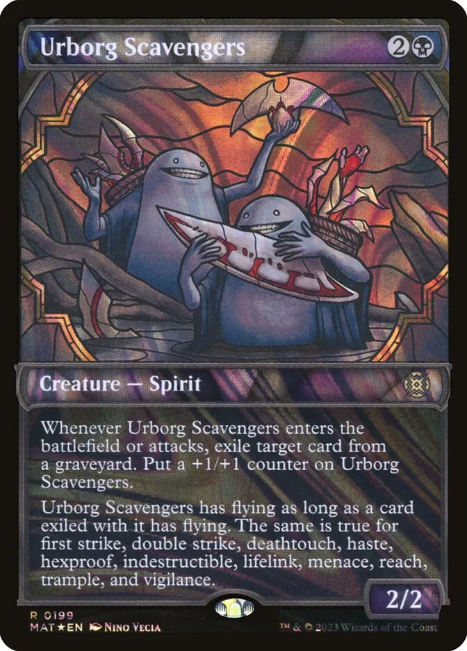 2023 March of the Machine: The Aftermath Urborg Scavengers #199 rare card image