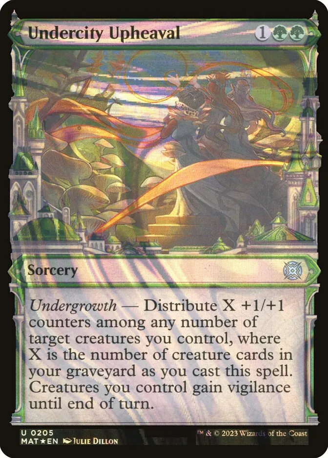 2023 March of the Machine: The Aftermath Undercity Upheaval #205 uncommon card image