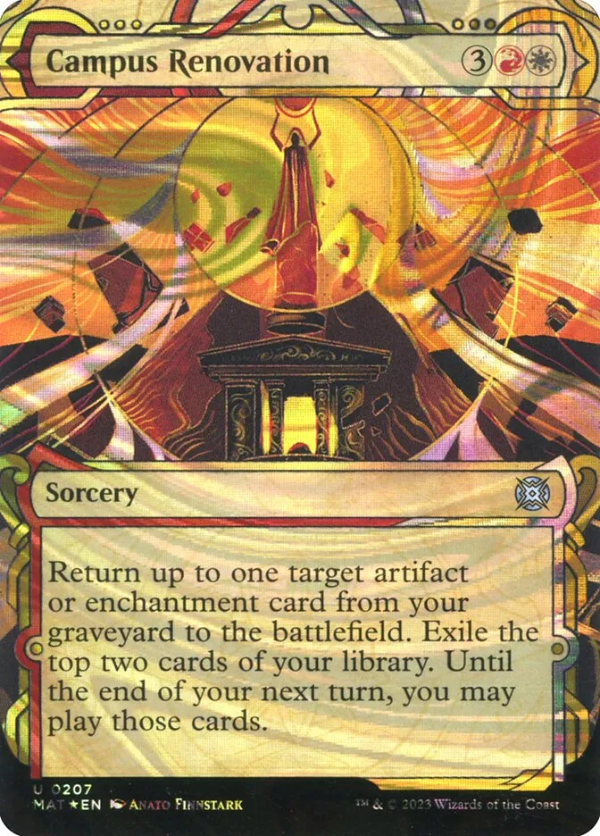 2023 March of the Machine: The Aftermath Campus Renovation #207 uncommon card image