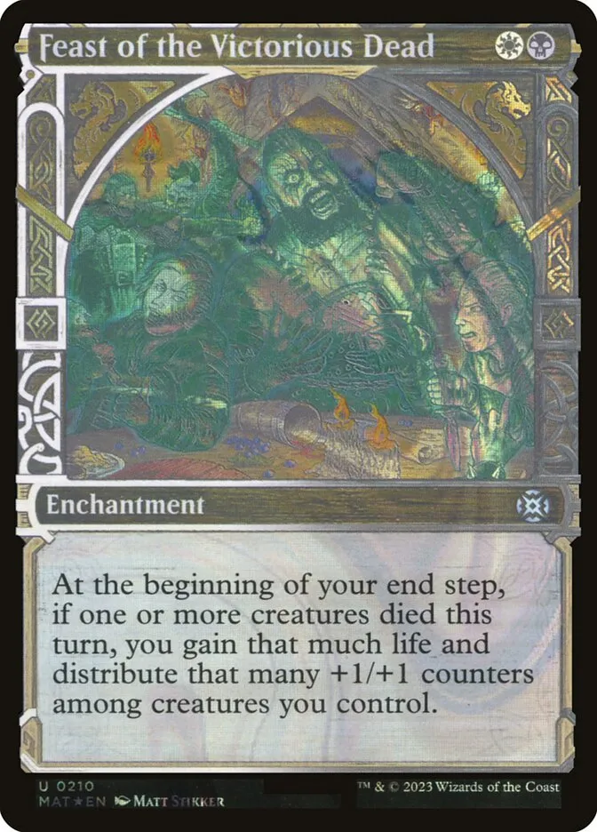 2023 March of the Machine: The Aftermath Feast of the Victorious Dead #210 uncommon card image