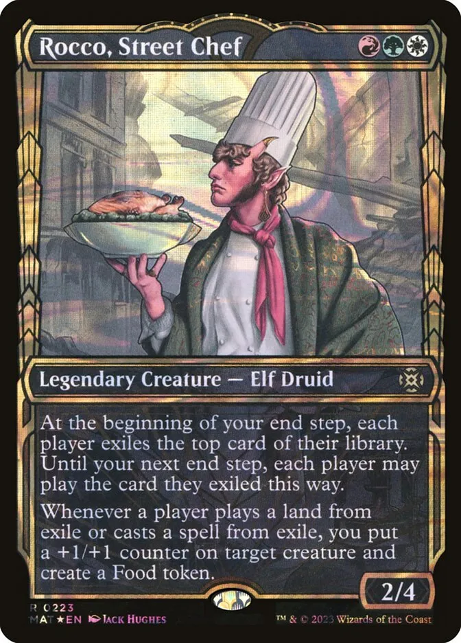 2023 March of the Machine: The Aftermath Rocco, Street Chef #223 rare card image