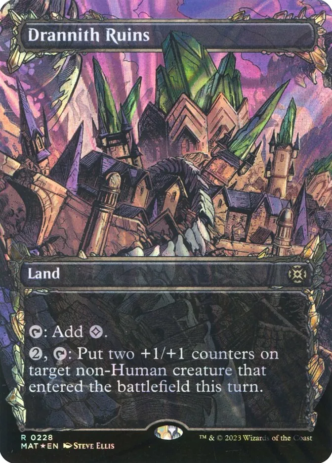 2023 March of the Machine: The Aftermath Drannith Ruins #228 rare card image
