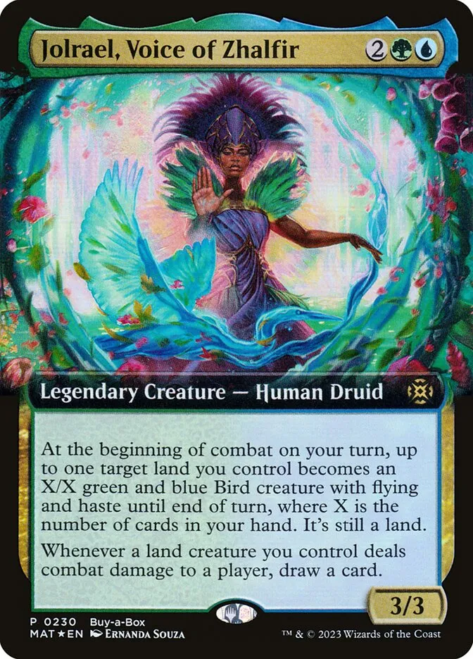 2023 March of the Machine: The Aftermath Jolrael, Voice of Zhalfir #230 rare card image