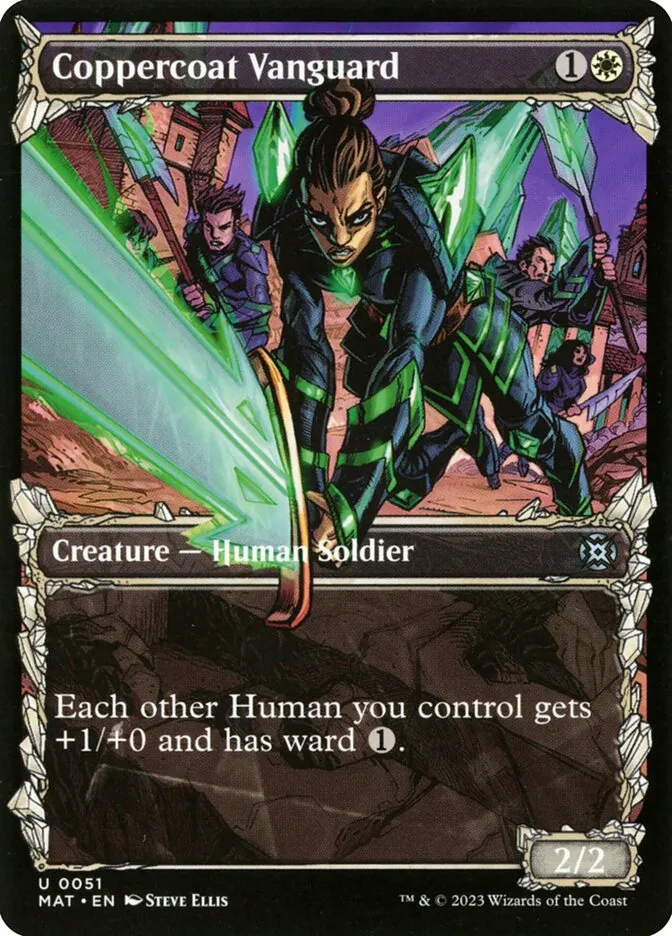2023 March of the Machine: The Aftermath Coppercoat Vanguard uncommon #51 uncommon card image