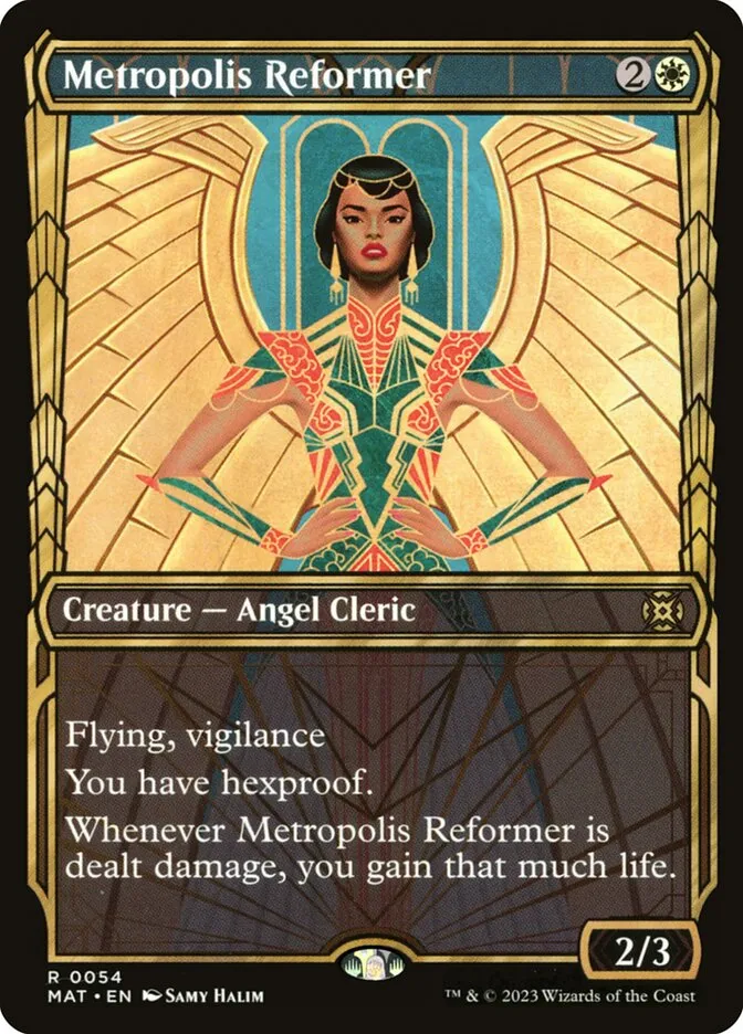2023 March of the Machine: The Aftermath Metropolis Reformer rare #54 rare card image