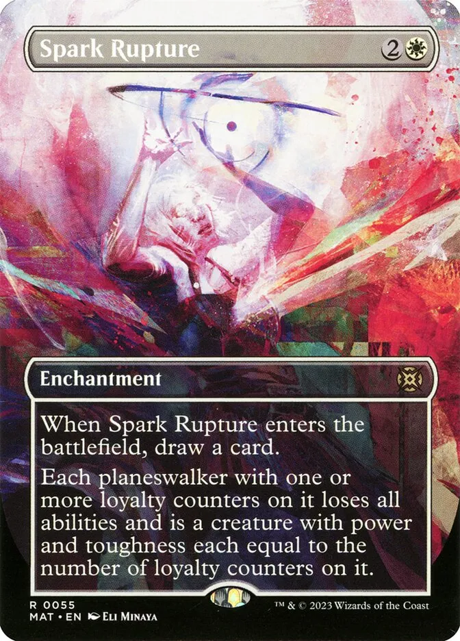 2023 March of the Machine: The Aftermath Spark Rupture rare #55 rare card image