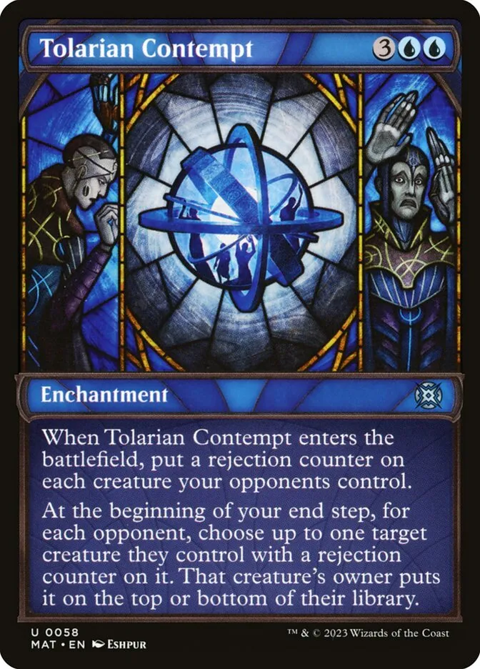 2023 March of the Machine: The Aftermath Tolarian Contempt uncommon #58 uncommon card image