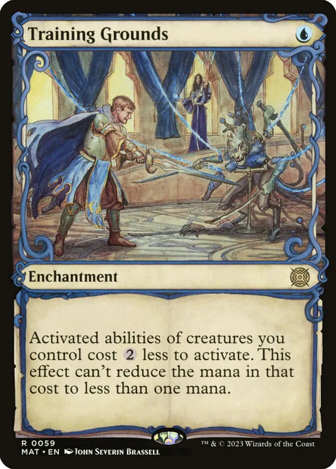 2023 March of the Machine: The Aftermath Training Grounds rare #59 rare card image