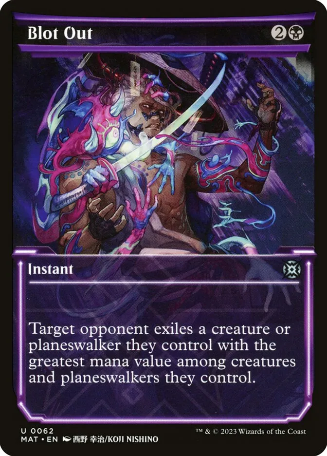 2023 March of the Machine: The Aftermath Blot Out uncommon #62 uncommon card image