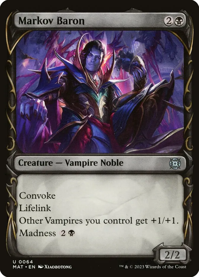 2023 March of the Machine: The Aftermath Markov Baron uncommon #64 uncommon card image