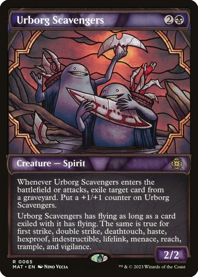 2023 March of the Machine: The Aftermath Urborg Scavengers rare #65 rare card image