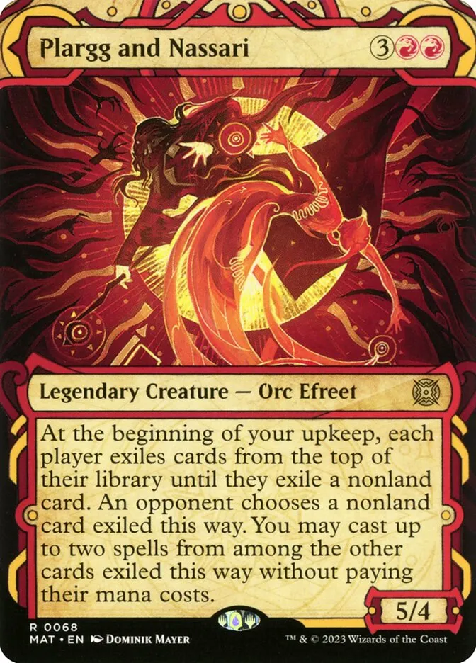 2023 March of the Machine: The Aftermath Plargg and Nassari rare #68 rare card image