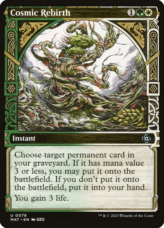 2023 March of the Machine: The Aftermath Cosmic Rebirth uncommon #78 uncommon card image